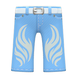 Embellished Denim Pants