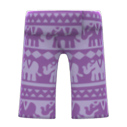 Elephant-Print Pants