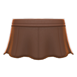 Pleather Flare Skirt