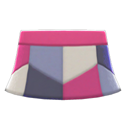 Pleather Patch Skirt