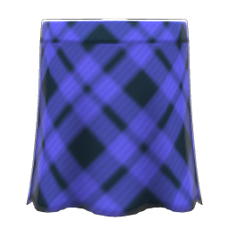 Long Plaid Skirt