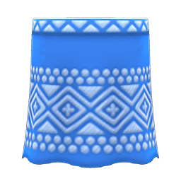Embroidered-Pattern Skirt