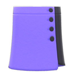 Buttoned Wraparound Skirt