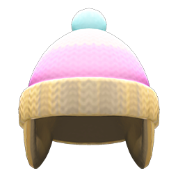 Knit Cap With Earflaps