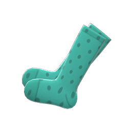 Dotted Knee-High Socks