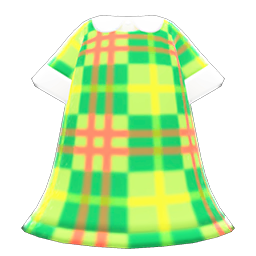 Lively Plaid Dress