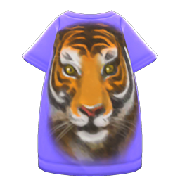 Tiger-Face Tee Dress