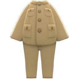 Suit With Stand-Up Collar