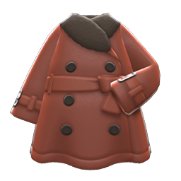 Pleather Trench Coat