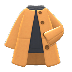 Collarless Coat
