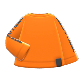 Printed-Sleeve Sweater