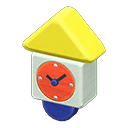 Wooden-Block Wall Clock