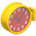 Double-Sided Wall Clock