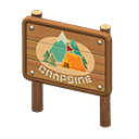 Campsite Sign