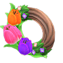 Pretty Tulip Wreath