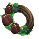 Dark Tulip Wreath