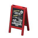 Menu Chalkboard