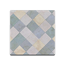 Gray Argyle-Tile Flooring