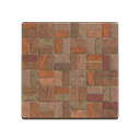Brown-Brick Flooring