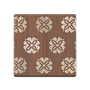 Brown Floral Flooring