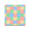 Colorful Puzzle Flooring