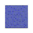 Blue Mosaic-Tile Flooring