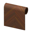 Chocolate Herringbone Wall