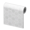 White Honeycomb-Tile Wall