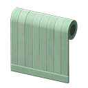 Green Painted-Wood Wall