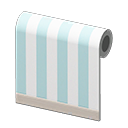 Blue-Striped Wall