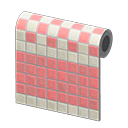 Peach Two-Toned Tile Wall