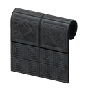 Black Botanical-Tile Wall