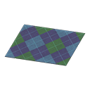 Blue Argyle Rug