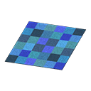 Blue Blocks Rug