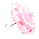 Pink Shiny-Bows Parasol