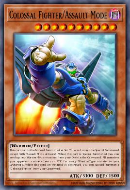 Colossal Fighter/Assault Mode