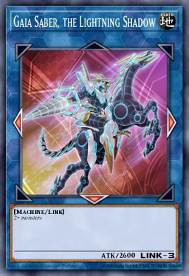 Gaia Saber, the Lightning Shadow