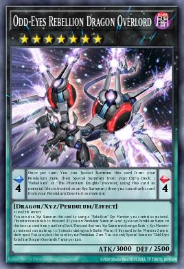 Odd-Eyes Rebellion Dragon Overlord